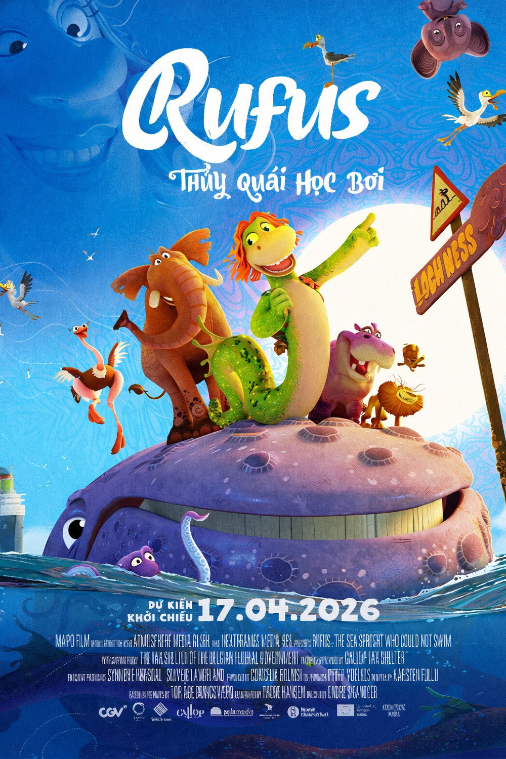 Rufus: Thủy Quái Học Bơi